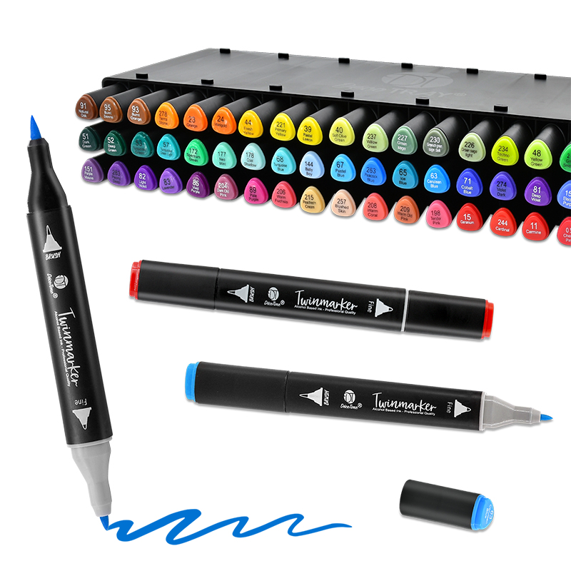 60 Alcohol Twin Markers