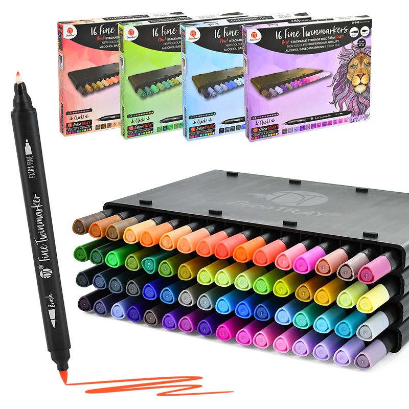 16 Fine Twinmarkers
