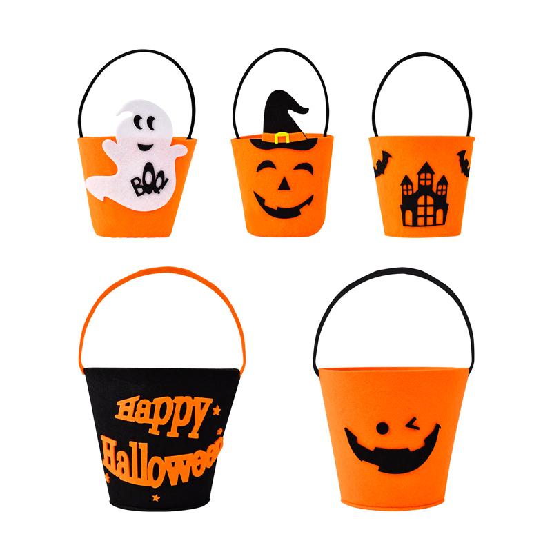Halloween felt bucket