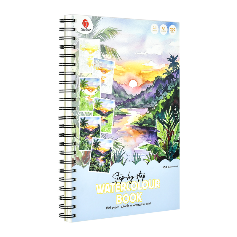 Step-by-step Watercolour Book