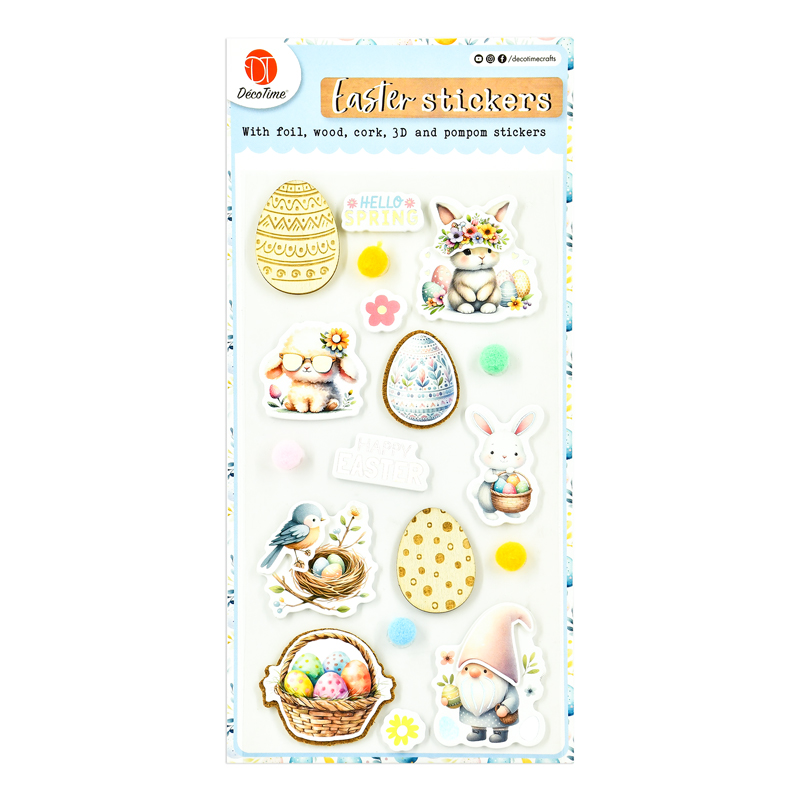 Easter 3D Stickers