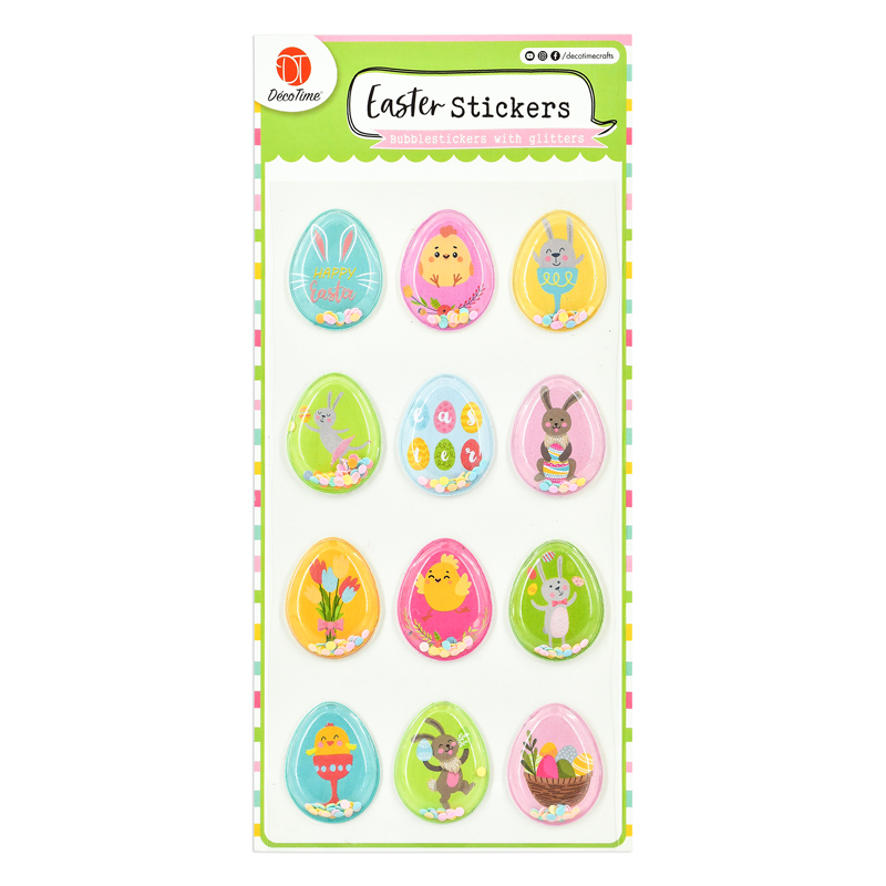 Easter Egg Shaker Stickers