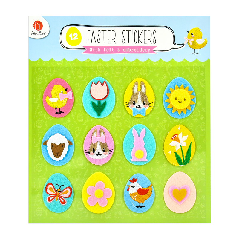 Easter Felt Embroidery Stickers