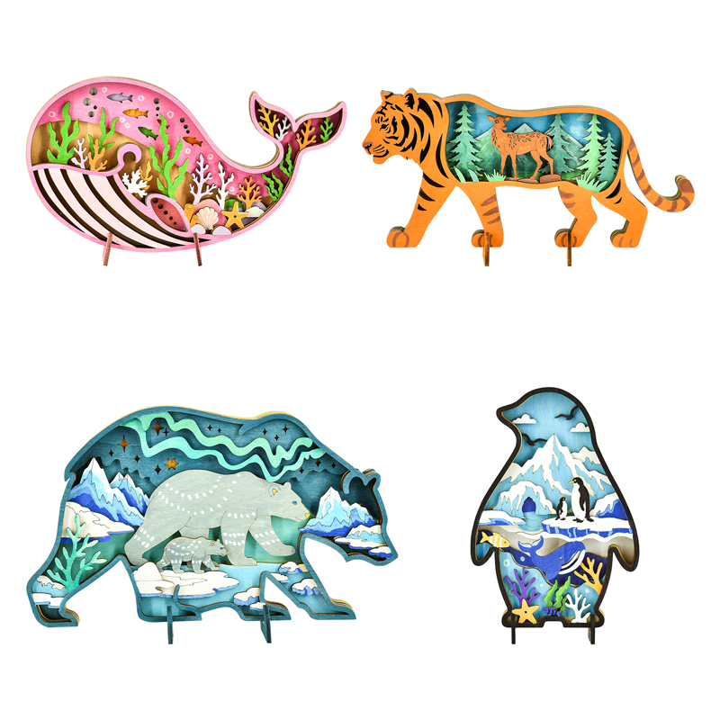 Animal Plywood Puzzle